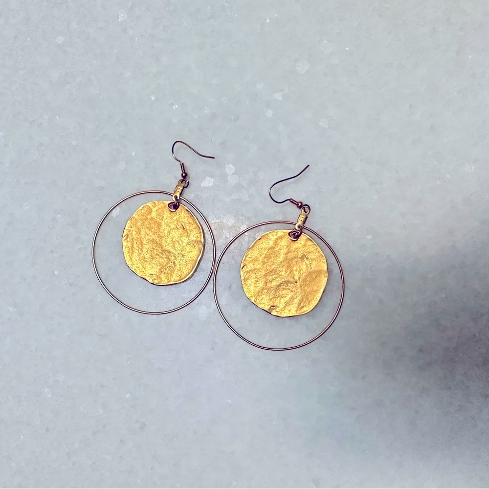 Vintage Kenneth Jay Lane Goldtone Dangle Earrings